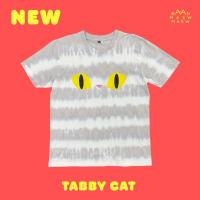 ราคา Tie-Dye Tabby Cat T-shirt เสื้อยืดผ้าฝ้ายมัดย้อมลายแมวสลิด (28338966758)