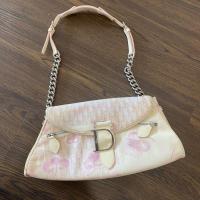 ราคา Vintage Dior Pink Cherry Blossom Bag มีตำหนิ ตรวจแท้มาแล้ว (42227640588)