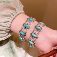 ราคา สร้อยข้อมือเทอร์คอยซ์สไตล์ Western Country กําไลข้อมือ Tribal และ Bohemian สำหรับผู้หญิง (55954752156)