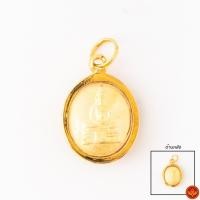 ราคา LSW จี้หลวงพ่อโสธรทรงรีจิ๋ว กรอบทองคำแท้ 90% PX-53 (2909612395)