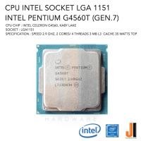ราคา CPU Intel Pentium G4560T 2 Cores/ 4 Threads 2.9 Ghz No Fan Socket LGA 1151 (สินค้ามือสองสภาพดีมีการรับประกัน) (23117196529)