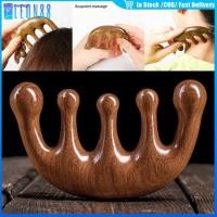 ราคา รองรับCOD！หวีไม้จันทร์ หวีนวดผม นวดศีรษะ (42257849332)