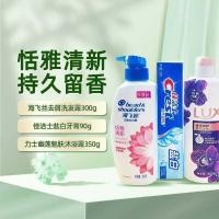 ราคา Hermes Fresh Shampoo 3g+Lux Youlian Shower Gel 350ml+ยาสีฟันสุ่ม Jiajies 90g (28693988829)