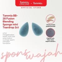 ราคา Tammia BB-28 Fusion Microfiber Makeup Beauty Blender Sponge Mini Teardrop 2 ชิ้น (43205694903)