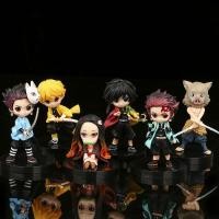 ราคา ⚡พร้อมส่ง⚡โมเดลดาบพิฆาตอสูร ชุด 6 ตัว Kimetsu No Yaiba โมเดลการ์ตูน (4990315102)