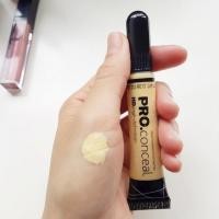 ราคา สีเหลืองกลบรอยดำใต้ตาหรือจุดด่างดำ L.A. Girl Pro Conceal High Definition Concealer 8g (903450032)