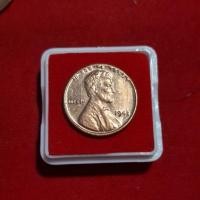 ราคา เหรียญ สหรัฐอเมริกา 1 เซนต์ ปี 1943 เนื้อทองแดง (27724868936)