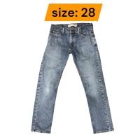 ราคา กางเกงยีนส์ ลีวาย 514 เอว28 ยาว 38 ขา 7 มือสอง รหัสs28 (26688488410)