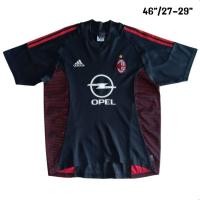 ราคา ADIDAS AC Milan Jersey 2002-03 VINTAGE JERSEY football Shirt SIZE M เสื้อบอล วินเทจ อดิดาส เอซี มิลาน สีดำ มือสองสภาพดี (40456507211)