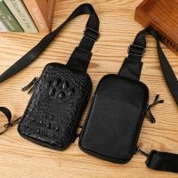 ราคา อันยา ระหว่างประเทศ (หนังแท้) ผู้ชายหนังแท้กระเป๋าหน้าอกสบายๆขนาดใหญ่-ความจุกระเป๋า ผู้สื่อสาร กลางแจ้งอินเทรนด์กระเป๋าเป้สะพายหลังชั้นแรก หนังวัว ที่ (52653420523)