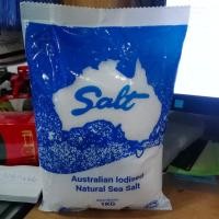 ราคา เกลือทะเล Australian iodised natural sea salt Product of australian Halal GMP HACCP 1kg (20796460106)
