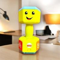 ราคา ของเล่นดัมเบล Fisher price มีเสียงมีไฟ Fisher-Price Pretend Dumbbell Baby Toy มือสอง (26830535195)