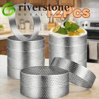 ราคา หินแม่น้ํา แหวนทาร์ตเจาะรู12ชิ้น,ความร้อนแม้แต่8ซมมูสเค้กแหวน,เครื่องมืออบด้วยแปรงสแตนเลสไม่ติดขนมฝรั่งเศสแม่พิมพ์พาย (46054975126)