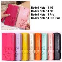 ราคา เคสหนังฝาพับ Redmi note 14 4G / redmi note 14 5G / redmi note 14 pro / redmi note 14 pro plus แมว Domicat (28936208197)