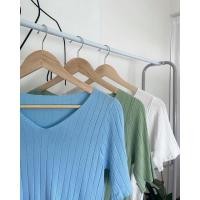 ราคา เสื้อยืดสีพื้น สไตล์มินิมอล (8765130819)
