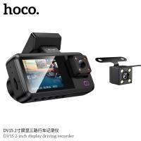 ราคา Hoco DV15 กล้องติดรถยนต์ 720P / 30fps 3 เลนส์กล้อง หน้า-ใน-หลัง ดูผ่านโทรศัพท์ได้ Car Dashcam (44421556361)