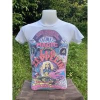 ราคา เสื้อวินเทจ เสื้อวง Led zeppelin ผ้า cotton 100% มือสองของแท้ made in mexico ไม่มีข้าง อก 18 ยาว 29 (10076043316)