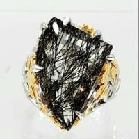 ราคา แหวนแก้วขนเหล็ก(ไหมดำในควอซใส) (7436102469)