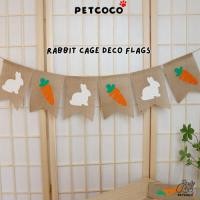 ราคา PetCoCoCo กรงกระต่ายธงกระต่ายและแครอท 6 ชิ้น | กรงกระต่ายตกแต่งกระต่ายขนาดเล็กตอม่อแครอทประกบดึงธงผ้าลินินสดจี้กรงอุปกรณ์เสริม อิน สไตล์ (53254948526)