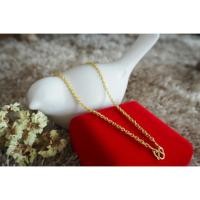 ราคา สร้อยคอทองโคลนนิ่ง น้ำหนัก2สลึง (254784420)