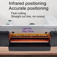 ราคา Electric paper cutter tender cutting machine automatic offset paper cutter a4 books documents heavy (51104136541)