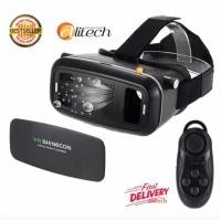 ราคา Alithai 2021 VR BOX Version VR Virtual Reality Glasses ความจริงเสมือนแว่นตาระดับ3D แถมฟรี Remote Joystick (26828414635)