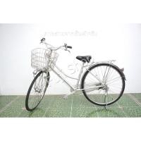 ราคา จักรยานแม่บ้านญี่ปุ่น - ล้อ 27 นิ้ว - มีเกียร์ - Bridgestone - สีเงิน [จักรยานมือสอง] (28486178331)