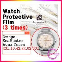 ราคา ฟิล์มป้องกันสําหรับ Omega Seamaster Aqua Terra (3 แผ่น) 231.10.42.22.02.001 / สติ๊กเกอร์ป้องกันรอยขีดข่วนและปนเปื้อนฟิล์ม / การดูแลนาฬิกา (43957114733)