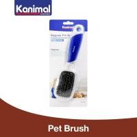 ราคา [78006] Kanimal Regular Pin Brush แปรงหวีขน หวีขนสุนัข แปรงแมว หวีสางขน (มีหมุด) สำหรับขนยาว Size L 21.6x5.8x3.8 ซม. (23945930950)
