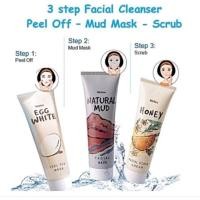 ราคา Mistine มิสทีน ครีมลอกหน้า สูตรผสมไข่ขาว 85 กรัม Mistine EGG WHITE PEEL OFF MASK 85g. s.4 (28124620206)