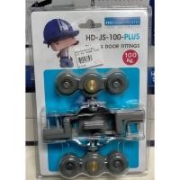ราคา อุปกรณ์บานเลื่อนประตู Home plus 60 kg 100 kg ล้อบานเลื่อน รับน้ำหนัก 100 กิโลกรัม (27601068425)