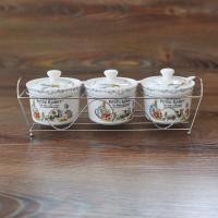 ราคา ชุดถ้วยมีฝาพร้อมช้อน Peter Rabbit ของแท้ - เซรามิคโบนไชน่า (10833432476)
