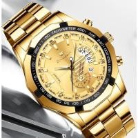 ราคา FNGEEN Fngone ฉ8 นาฬิกาผู้ชายไซส์ใหญ่ สายสแตนเลส มือและวันที่เรืองแสง (54002927376)