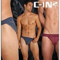 ราคา กางเกงในชาย c-in2 HMD สีแดงกับสีเทาเข้ม Tanga size M (25154748616)