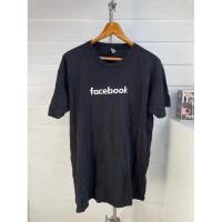 ราคา เสื้อยืดมือสอง VINTAGE FACEBOOK (MADE IN USA) Size L มือ2 (25507414970)