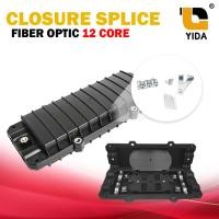 ราคา Closure Splice Fiber Optic 12 Core Outdoor กล่องกันน้ำสไปรท์สายไฟเบอร์ออฟติก โค้ดเชอร์ 12 core สีดำ (7286540773)