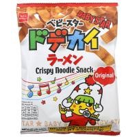 ราคา เบบี้สตาร์ขนมอบกรอบบะหมี่เส้นใหญ่ปรุงรสดั้งเดิม 74กรัม Baby Star Crispy Wide Noodle Snack Original 74g. [4902775049580] (46353178983)