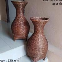 ราคา แจกันไม้ไผ่ 60ซม. | กระบุงไม้ไผ่ #ข้อง (15965587375)