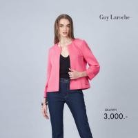 ราคา Guy Laroche แจ็คเก็ต Light jacket Airy คอกลม แขนยาว สีชมพู GBAWPI (26314253571)