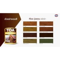 ราคา TOA Woodstain สีย้อมไม้ ทีโอเอ วู้ดสเตน (1 กล.) (3.8 ลิตร) ชนิดเงา Wood Stain-Gloss (28451732426)