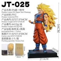 ราคา Dragon Ball Saiyan ผมสีเหลือง 1/4 Super Three Goku รูป GK อะนิเมะรูปปั้น JT สินค้ารุ่น yy2512.30 (49803948349)
