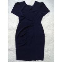 ราคา เดรสผู้หญิงทรงเอสีกรม (12817663788)