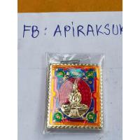 ราคา เหรียญแสตมป์ หลวงพ่อโสธร เนื้อกะไหล่เงินลงยาสีแดง (19889637412)