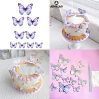 ราคา ป้ายปักเค้กผีเสื้อ อุปกรณ์ตกแต่งเค้กผีเสื้อจำลอง กระดาษตกแต่งเค้กวันเกิด ป้ายปักเค้ก อุปกรณ์ตกแต่งเค้ก ✨Anollao (27921038990)