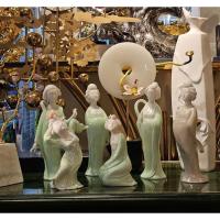 ราคา ตุ๊กตาจีน งานสะสมเซรามิคเคลือบ ดีไซน์ตามแบบราชวงศ์ถัง ขายยกชุด6 ตัว (41769549050)