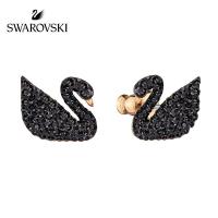 ราคา SWAROVSKI ต่างหูคริสตัล รูปหงส์ สีดํา เครื่องประดับแฟชั่น สําหรับผู้หญิง (29263439211)