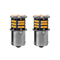 ราคา หลอดไฟเลี้ยว LED ขั้ว 1156-150 เขี้ยวเยื้อง 21SMD รถยนต์ สีส้ม 2ชิ้น 12V (3564280634)
