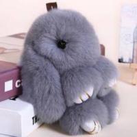ราคา พวงกุญแจกระต่าย ขนนุ่มฟูแน่น ละมุนมือ ขนาด 18 cm (167233214)