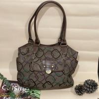 ราคา กระเป๋าผ้าสีน้ำตาลมือสอง (17387057854)
