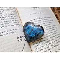 ราคา Labradorite heart น้องหัวใจลาบราดอไรต์ แฟลตสวย เต็มหัวใจเลยค่ะ (27800491370)